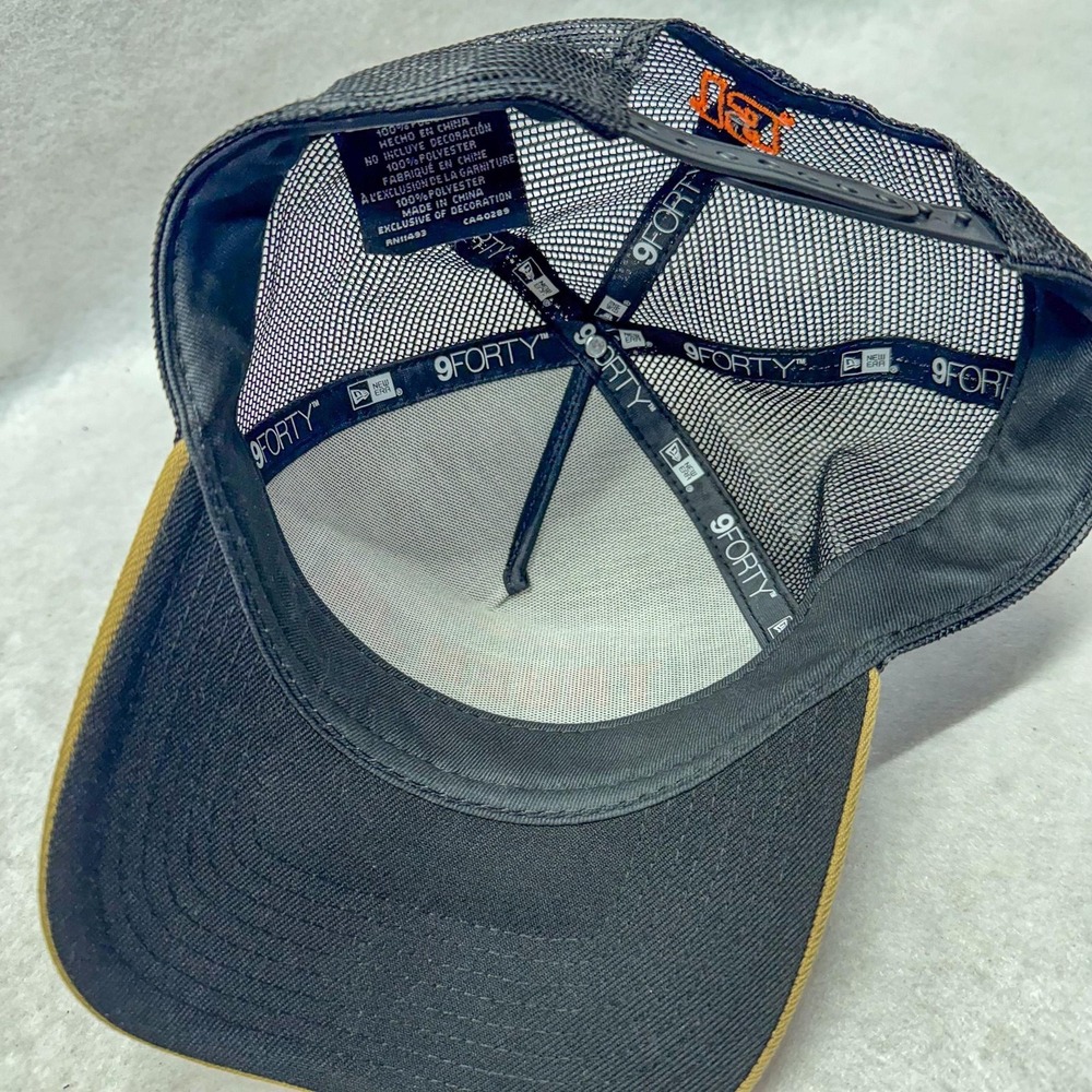 Joe Gibbs Racing Hat Cap Snap Back Mens One Size Brown Black NASCAR New Era - Picture 6 of 7